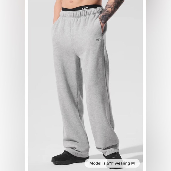ALO Yoga Other - ALO Accolade Straight Leg Sweatpant, Men’s Small NEW, Athletic Heather Grey